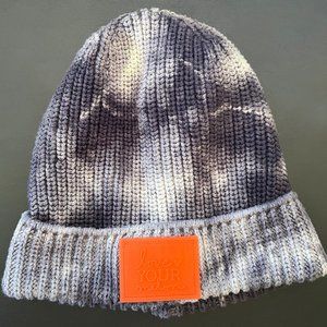 Love Your Melon Navy Tie Dye Lightweight Cuffed Beanie